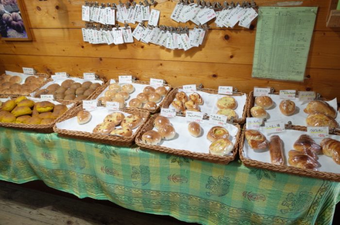 山の中に漂う上質な麦の香り、山のパン屋さん