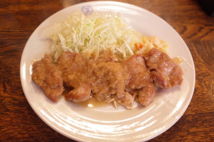 豚のヒレのしょうが焼きにノックアウト!
